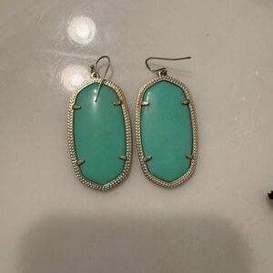 Kendra Scott Turquoise Oval Earrings